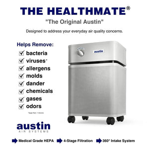 Austin Air HealthMate Air Purifier - Midnight Blue 7