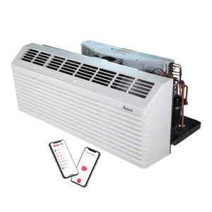 AMANA PTAC 11.800 BTU Air Conditioner PTC123K35AXXX with 3.5 kW Heater 20 Amp Plug 1