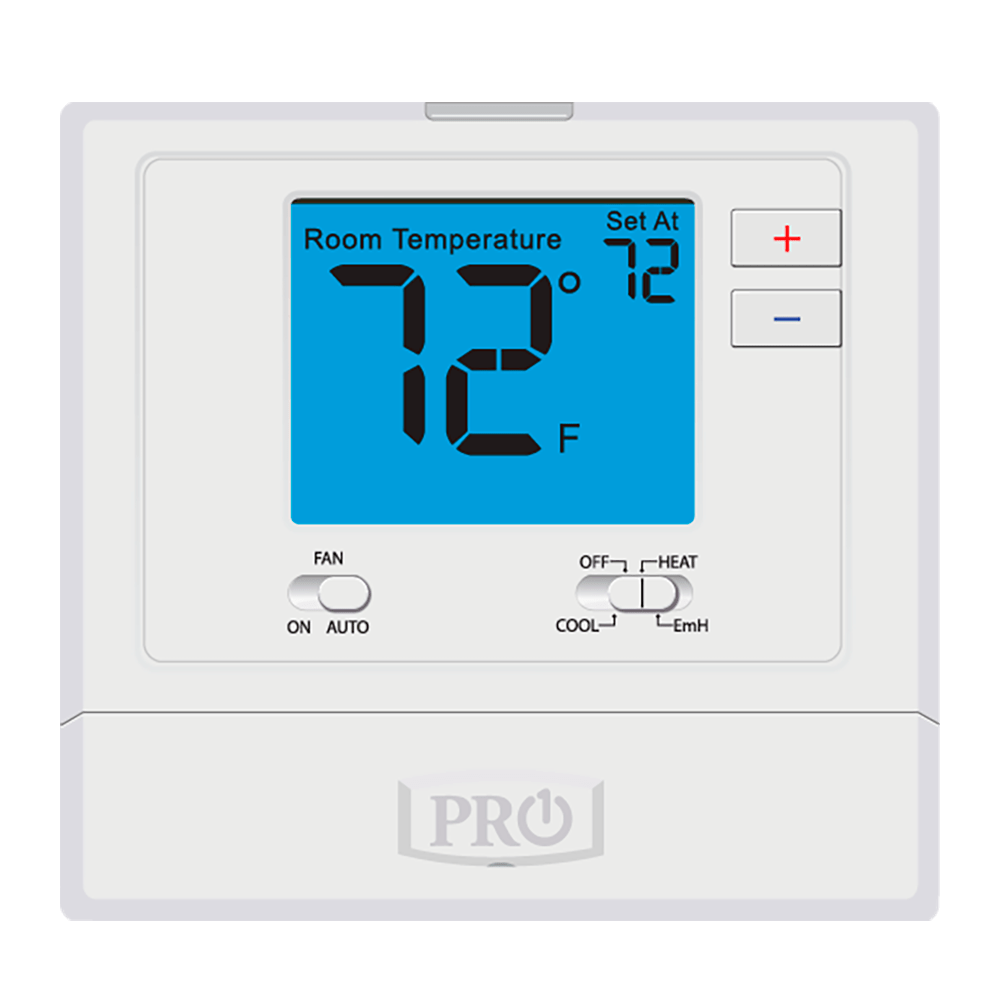 Pro1 T721 2H/1C Digital LCD Thermostat | HeatandCool.com