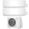 2-Zone Klimaire 23.1 SEER2 Multi Split Wall Mount Air Conditioner Heat Pump System 18+18 1