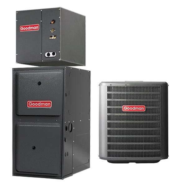 2 Ton Goodman 16 SEER Central Air Conditioner 80,000 BTU 97% Efficienc –  Heat u0026 Cool