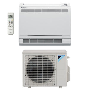 15,000 BTU Daikin 20 SEER LOW AMBIENT Low-Wall Floor Mount Ductless Mini-Split Inverter Air Conditioner Heat Pump System 230 Volt 1