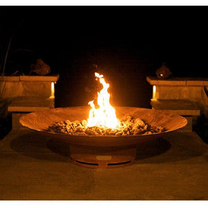 Fire Pit Art Asia 48" Gas Fire with Penta 24 In Burner Electronic AWEIS