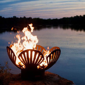 Fire Pit Art Barefoot Beach Wood Burning
