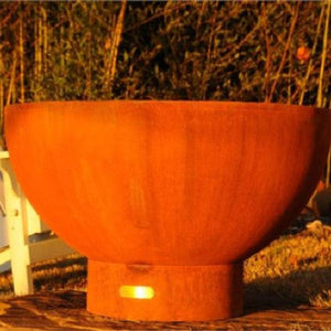 Fire Pit Art Crater Wood Burning