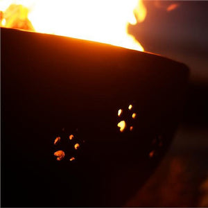 Fire Pit Art Funky Dog Wood Burning 2