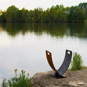 Fire Pit Art Wings of Flight Log Holder