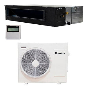 12,000 Btu Klimaire 19 SEER Light Commercial Ducted Recessed - Inverter Heat Pump System - 208-230V
