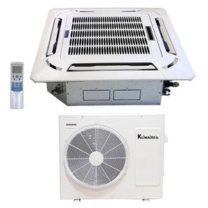 24,000 Btu Klimaire 19.5 SEER Light Commercial Ceiling Cassette - Inverter Heat Pump System - 208-230V