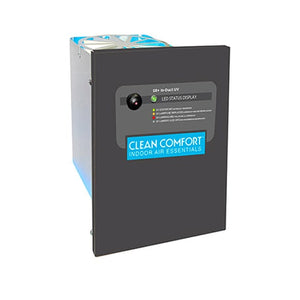 Clean Comfort Duct Mount UV Air Purifier Dual Voltage 120V/230V for 2,000 Square Feet