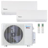 Klimaire 18,000 BTU 2-Zone Regular Heat Wall Mounted Mini Split Heat Pump | 23 SEER2 | 6k + 9k | R454B | KMIR 1