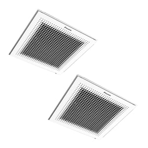 Low Profile Decoration Panel (White) - 1-¹³⁄₁₆ × 24-⁷⁄₁₆ × 24-⁷⁄₁₆  - Qty 2