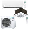 2-Zone Klimaire 23.5 SEER2 Multi Split Wall Mount Ceiling Cassette Air Conditioner Heat Pump System 12+18 1