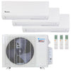 Klimaire 18,000 BTU 3-Zone Regular Heat Wall Mounted Mini Split Heat Pump | 23 SEER2 | 6k + 6k + 6k | R454B | KMIR
