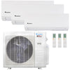 Klimaire 19,000 BTU 3-Zone Hyper Heat Wall Mounted Mini Split Heat Pump | 21 SEER2 | 6k + 9k + 9k | R454B | KMHR