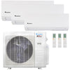 Klimaire 27,000 BTU 3-Zone Hyper Heat Wall Mounted Mini Split Heat Pump | 21 SEER2 | 6k + 9k + 9k | R454B | KMHR 1