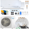 Klimaire DIY 27,000 BTU 3-Zone Regular Heat Wall Mounted Mini Split Heat Pump | 24 SEER2 | 9k + 9k +18k | R454B | KMIP