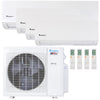 Klimaire 27,000 BTU 4-Zone Hyper Heat Wall Mounted Mini Split Heat Pump | 21 SEER2 | 6k + 6k + 6k + 18k  | R454B | KMHR 1