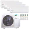 Klimaire 26,000 BTU 4-Zone Regular Heat Wall Mounted Mini Split Heat Pump | 23 SEER2 | 6k + 6k + 6k + 6k  | R454B | KMIR