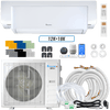 Klimaire DIY 27,000 BTU 2-Zone Regular Heat Wall Mounted Mini Split Heat Pump | 24 SEER2 | 12k + 18k | R454B | KMIP