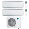 Daikin 2-Zone Wall Mounted Hyper Heat Ductless Mini-Split 36000 BTU Heat Pump Air Conditioner 18k + 24k - 20 SEER2 1