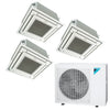 Daikin 3-Zone Ceiling Cassette Hyper Heat Ductless Mini-Split 36000 BTU Heat Pump Air Conditioner 12k + 18k + 18k - 20 SEER2 1