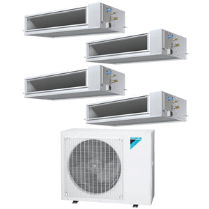 Daikin 4-Zone Concealed Ducted Hyper Heat Mini-Split 36000 BTU Heat Pump Air Conditioner 12k + 12k + 12k + 12k - 15.9 SEER2 1