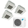 Daikin 3-Zone Ceiling Cassette Ductless Mini-Split 24000 BTU Heat Pump Air Conditioner 12k + 12k + 12k - 18 SEER2 1