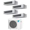 Daikin 4-Zone Concealed Ducted Mini-Split 36000 BTU Heat Pump Air Conditioner 9k + 9k + 15k + 15k - 14.9 SEER2 1