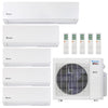 Klimaire 35,000 BTU 5-Zone Regular Heat Wall Mounted Mini Split Heat Pump | 23.1 SEER2 | 6k + 6k + 6k + 9k  +18k  | R454B | KMIR