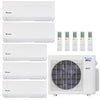 Klimaire 35,000 BTU 5-Zone Regular Heat Wall Mounted Mini Split Heat Pump | 23.1 SEER2 | 6k + 6k + 6k + 9k  +9k  | R454B | KMIR 1