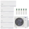 Klimaire 35,000 BTU 5-Zone Regular Heat Wall Mounted Mini Split Heat Pump | 23.1 SEER2 | 6k + 6k + 6k + 6k  +9k  | R454B | KMIR