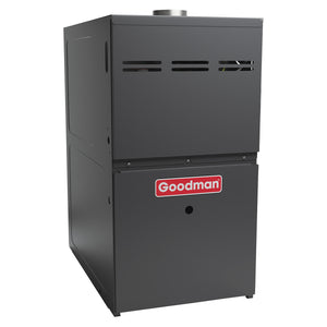 Goodman 3.5 Ton Cooling 80,000 BTU Heating - Air Conditioner 15.2 SEER2  + Multi Speed Gas Furnace System 80% AFUE Horizontal 2
