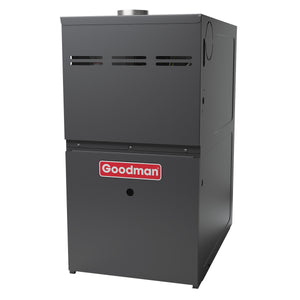 Goodman 3 Ton Cooling 80,000 BTU Heating - Air Conditioner 14.5 SEER2  + Multi Speed Gas Furnace System 80% AFUE Horizontal 7