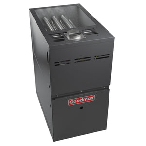 Goodman 1.5 Ton Cooling 60,000 BTU Heating - Air Conditioner 14.3 SEER2 + Multi Speed Gas Furnace System 80% AFUE Upflow 2