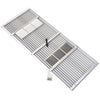 Amana architectural aluminum grille: clear anodized finish