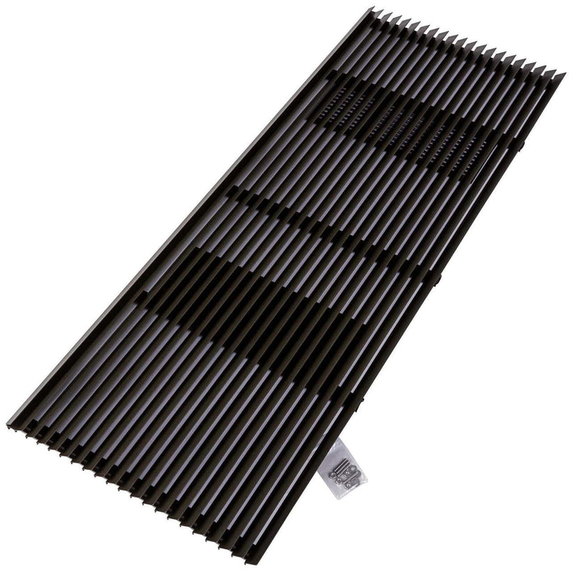 Amana AGK01DB Architectural Aluminum Grille Baked Enamel Finish Wall Sleeve -  Dark Bronze