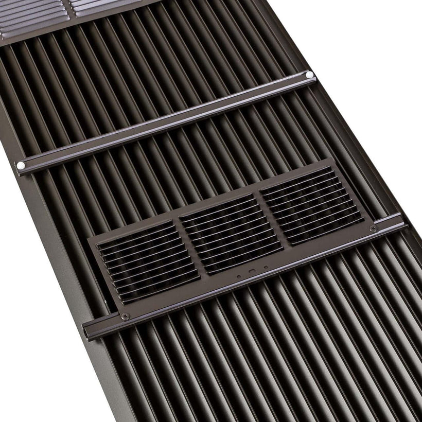 Amana AGK01DB Architectural Aluminum Grille Baked Enamel Finish Wall Sleeve -  Dark Bronze