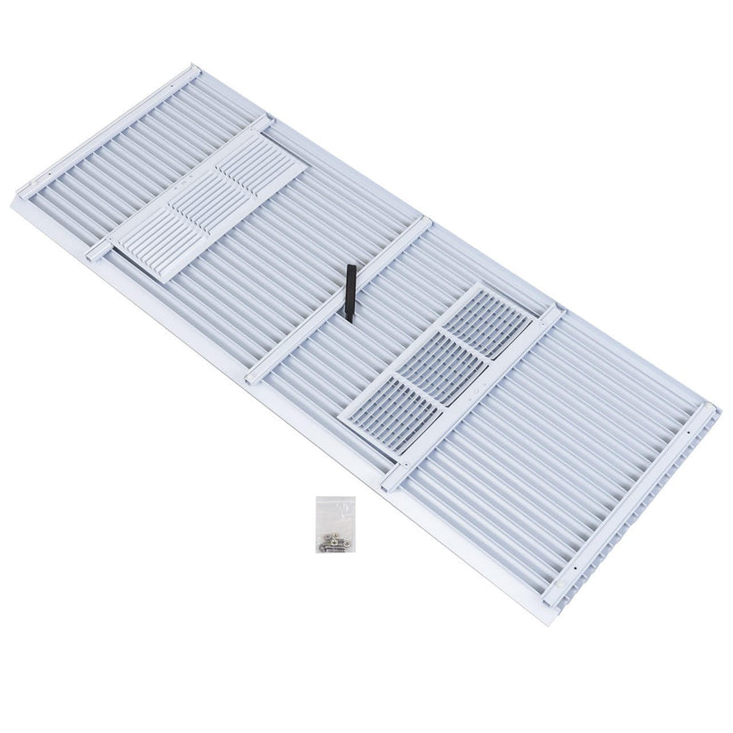 Amana AGK01QW Architectural Aluminum Grille Baked Enamel Finish Wall Sleeve - Quiet White