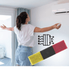 Vitamin C - Activated Carbon - Red Antiformaldehyde Ductless Mini Split Air Filter | Qty 2