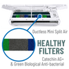 Catechin AG+ & Green Biological Anti-bacterial Ductless Mini Split Air Filter | Qty 2