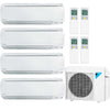 Daikin 4-Zone Wall Mounted Ductless Mini-Split 36000 BTU Heat Pump Air Conditioner 7k + 9k + 12k + 18k - 18.1 SEER2 1