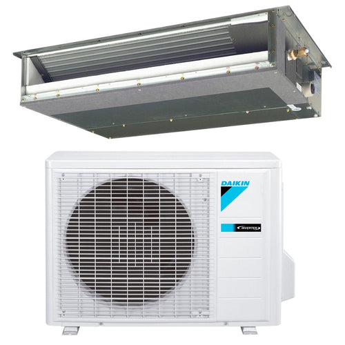 Daikin 12000 Btu 15.5 SEER Mini-Split Concealed Slim Ducted Heat Pump Air Conditioner