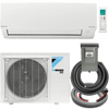 9,000 BTU 18 SEER2 Daikin Entra Series Wall Mounted Single Zone Ductless Mini Split Heat Pump Air Conditioner with Accessories