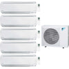 Daikin 5-Zone Wall Mounted Ductless Mini-Split 48000 BTU Heat Pump Air Conditioner 7k + 7k + 9k + 9k + 15k - 20.6 SEER2 1