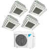 4-Zone Daikin 17.7 SEER MXS Series Vista Ductless Multi-Zone Inverter Air Conditioner Heat Pump (9k + 9K + 9K + 9K BTU) 1