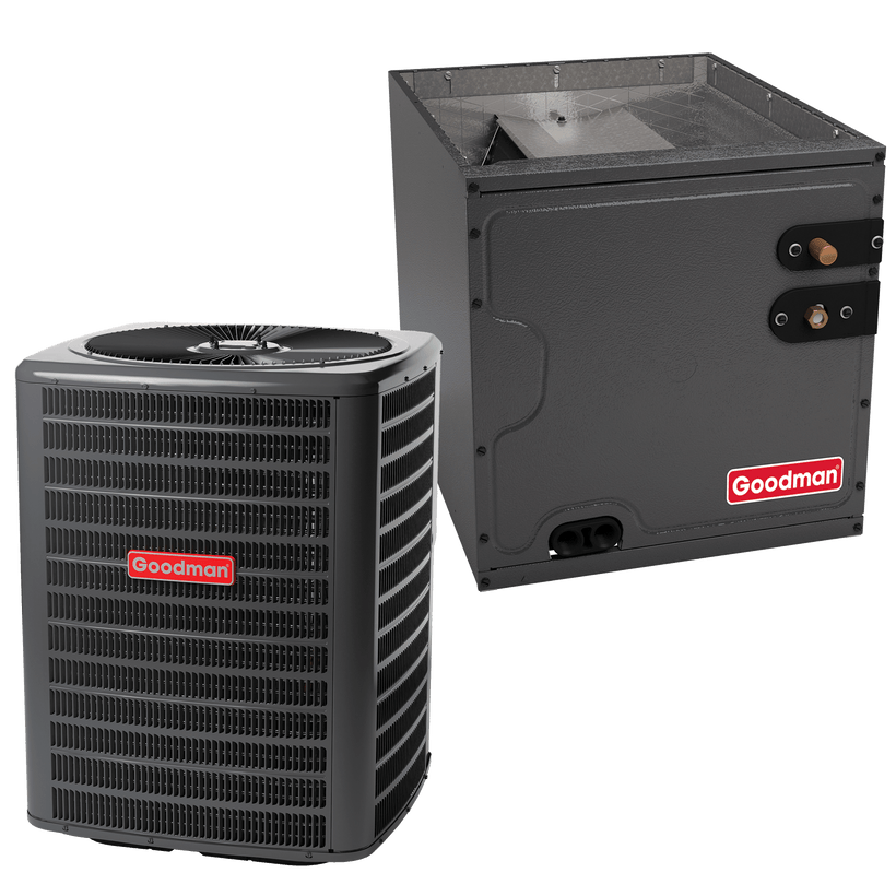 2 Ton 14.3 SEER2 R-32 Goodman Air Conditioner + Vertical Coil 21