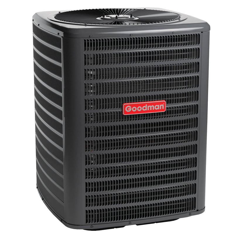 1.5 Ton 14.5 SEER2 R32 Goodman Wall Mount Multi-Family Central Air Conditioner with 5kW Heater