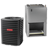 1.5 Ton 14.3 SEER2 R32 Goodman Wall Mount Central Air Conditioner with 3kW Heater