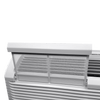 Klimaire PTAC 12,000 Btu Air Conditioner Heat Pump R-32 with 3.5kW Heater and Wi-Fi - 208-230V 20A